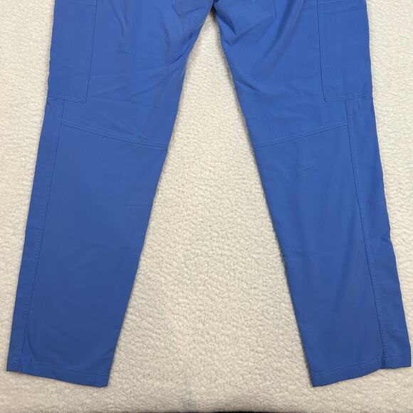 Figs Mens Size M Axim Cargo Scrub Pants Drawstring Medical Career Ceil Blue - Picture 3 of 10